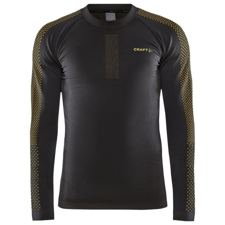 Herren-Funktionsshirt Craft Adv Warm Intensity Ls schwarz/braun Slate-Amber