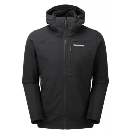 Herren Softshell-Jacke Montane Krypton Hoodie schwarz Black