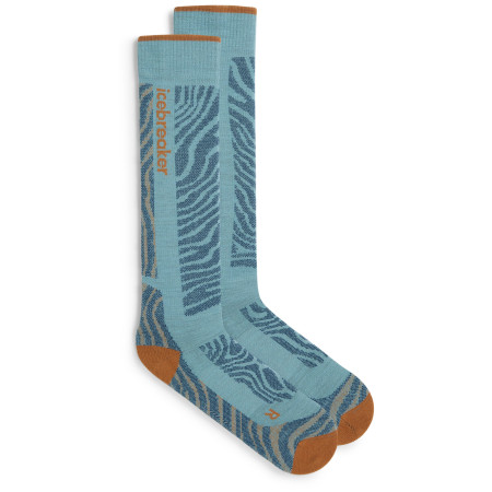 Damensocken Icebreaker Women Merino Blend Ski+ Medium OTC Mountain Contour