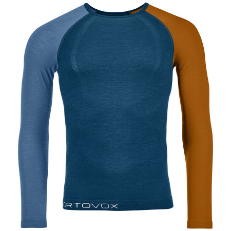 Herren-T-Shirt Ortovox 120 Comp Light Long Sleeve M blau petrol blue