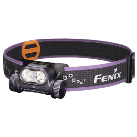 Stirnlampe Fenix HM65R-T V2.0 lila