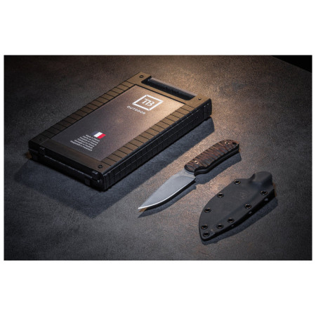 Messer TB OUTDOOR Commandeur All Purpose Knife Ziricote Wood Handle