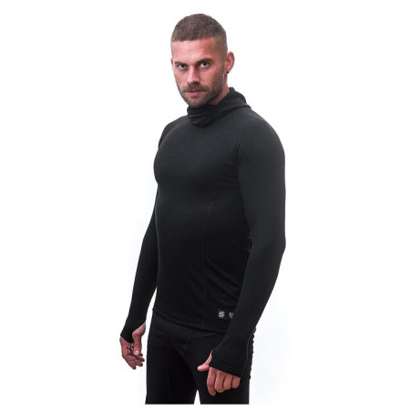 Herren-Funktionsshirt Sensor Merino DF mit Kapuze