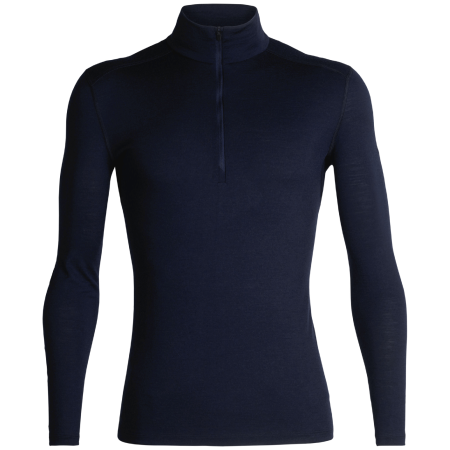 Herren Funktions-Sweatshirt Icebreaker M 200 Oasis LS Half Zip dunkelblau Midnight Navy