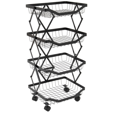 Skládací regál Bo-Camp Braddock schwarz Black