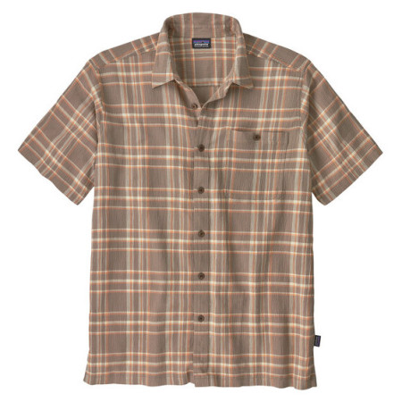Herrenhemd Patagonia M's A/C Shirt braun Bloom: Seabird Grey