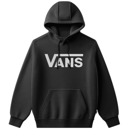 Herren-Sweatshirt Vans Classic Pullover schwarz Black/White