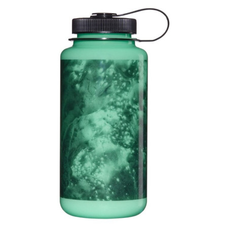 Flasche Nalgene Wide Mouth Glo Wyld 1000 ml mix3 Glow w/Black Worms