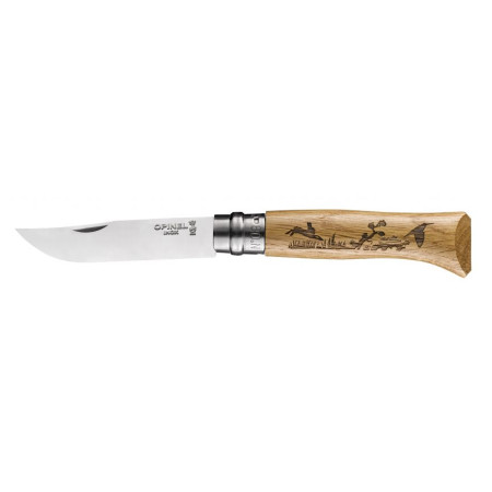 Klappmesser Opinel VRI-Nr. 08 Inox mit Hasengravur