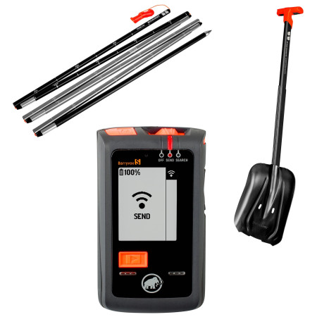 Lawinen-Set Mammut Barryvox S Package schwarz