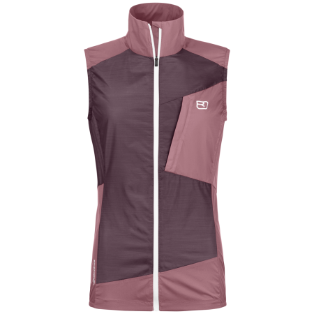 Damenweste Ortovox Trace Windbreaker Vest W rosa Chestnut