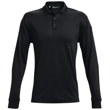Herren-T-Shirt Under Armour Tac Performance Polo LS 2.0 schwarz Black / / Black