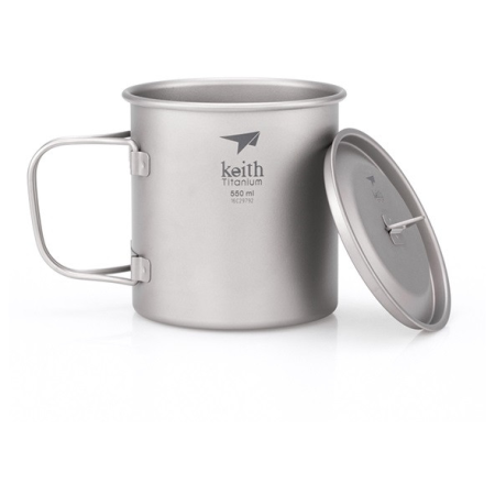 Tasse Keith Titanium Single-Wall Tit. Mug 550 ml grau