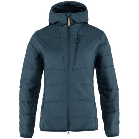 Damen-Winterjacke Fjällräven Keb Padded Hoodie W blau Mountain Blue
