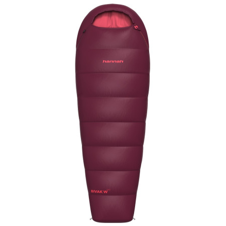 Damen Schlafsack Hannah Bivak W 240 rosa/lila rhododendron/poppy red II