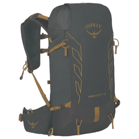 Wanderrucksack Osprey Talon Velocity 20 schwarz/gelb dark charcoal/tumbleweed yellw