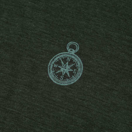 Herren-T-Shirt Zulu Merino Quest 160 Short Comfy