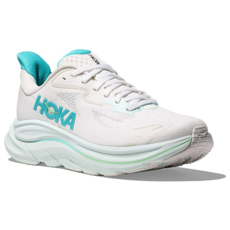 Damen Laufschuhe Hoka W Clifton 10 weiß/blau White / Cielo Blue