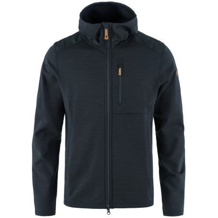 Herren-Sweatshirt Fjällräven Keb Fleece Hoodie dunkelblau Dark Navy