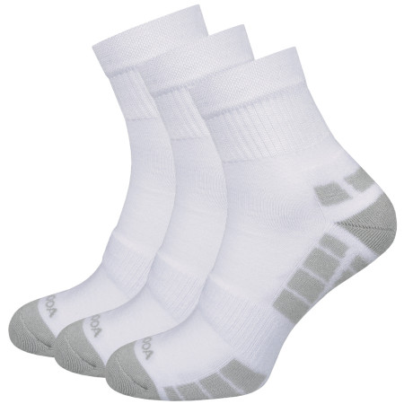Socken MOOA Silver Bamboo Mid 3-pack weiß/grau White/Grey