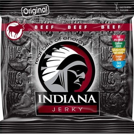 Trockenfleisch Indiana Jerky Rindfleisch original 60 g