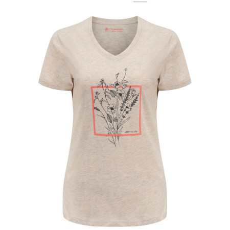 Damen-T-Shirt Alpine Pro Henila beige creamy
