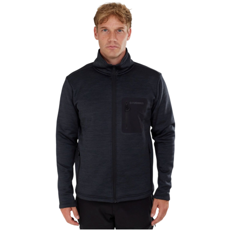 Herren Funktions-Sweatshirt Fundango Revolution Fleece Jacket dunkelgrau antracit
