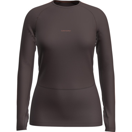 Damen-T-Shirt Icebreaker W ZoneKnit 260 LS Crewe lila Bittersweet/Cedar Wood/Cb