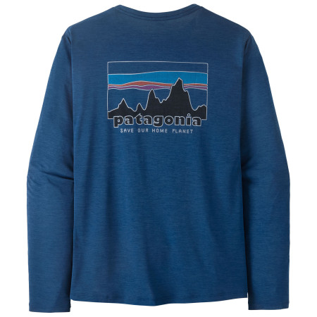 Herren-T-Shirt Patagonia M's L/S Cap Cool Daily Shirt - '73 Skyline