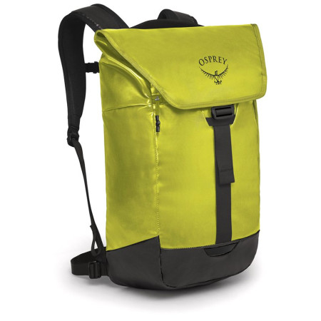 Rucksack Osprey Transporter Flap gelb/schwarz lemongrass yellow/black