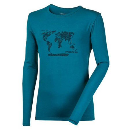 Herren-Funktionsshirt Progress OS VANDAL "SVĚT" 24DT blau Petrol