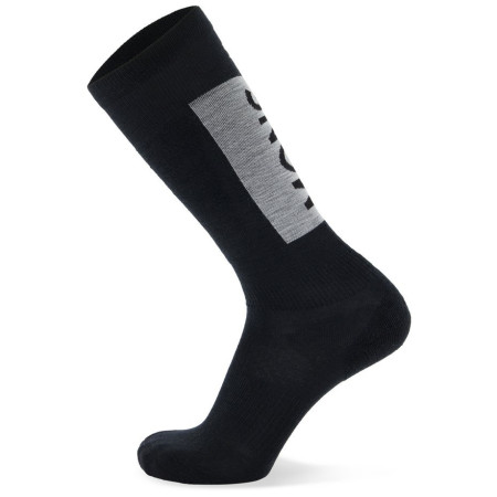 Socken Mons Royale Atlas Merino Snow Sock schwarz Black
