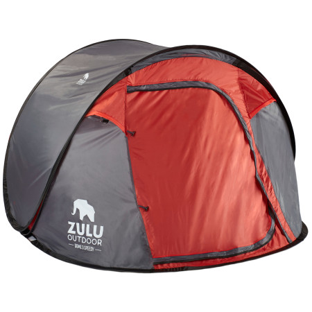 Wurfzelt Zulu Dome 3 Speedy grau/rot