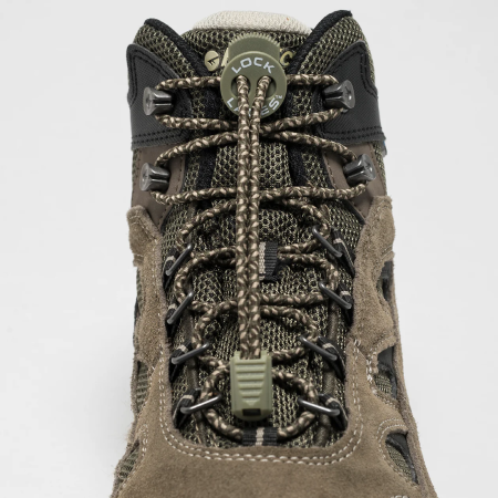 Schnürsenkel Lock Laces Boot khaki Camo Boot
