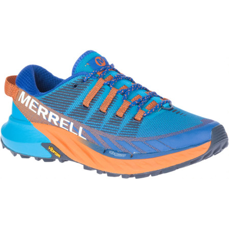 Herren Laufschuhe Merrell Agility Peak 4 blau/orange Tahoe