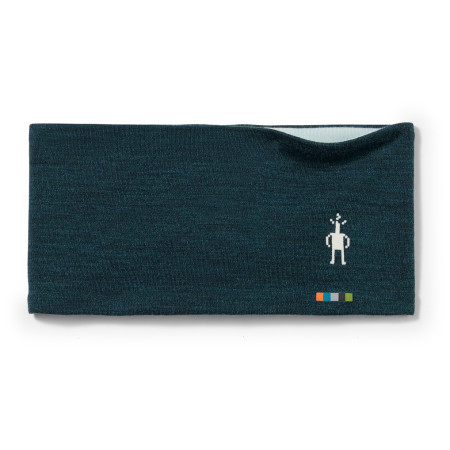 Stirnband Smartwool Merino 250 Reversible Headband dunkelblau twilight blue heather