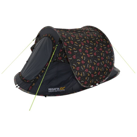 Wanderzelt Regatta Malawi 2 (Print) schwarz El Amigo (S9K)