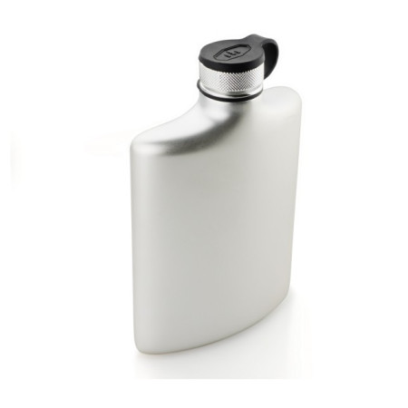 Flachmann GSI Outdoors Glacier Stainless Hip Flask 8 silber