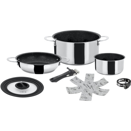 Geschirrset Brunner Academy Vacum 5+1 silber