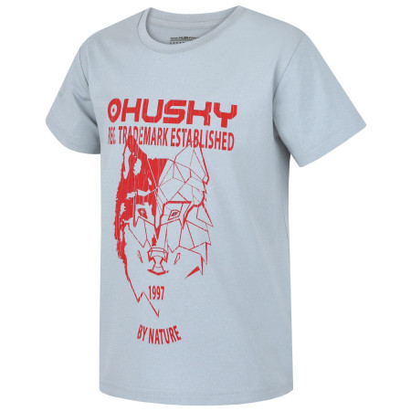 Kinder-T-Shirt Husky Tash K hellgrau lt.grey