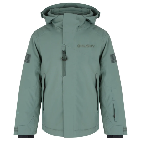 Kinder Skijacke Husky Gonzal K faded green