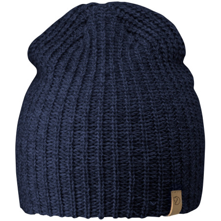 Mütze Fjällräven Övik Melange Beanie blau Navy