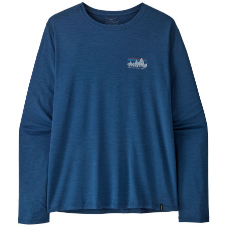 Herren-T-Shirt Patagonia M's L/S Cap Cool Daily Shirt - '73 Skyline blau Clement Blue - Light Clement Blue X-Dye