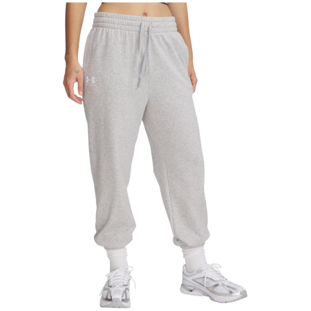Damen-Jogginghosen Under Armour Rival Terry Jogger grau Mod Gray Light Heather / / White