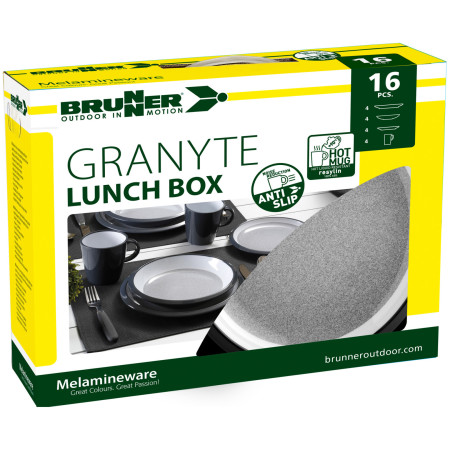 Essens-Set Brunner Lunch Box Granyte