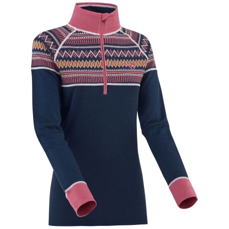 Damen-Funktionsshirt Kari Traa Løkke H/Z blau/rosa marin