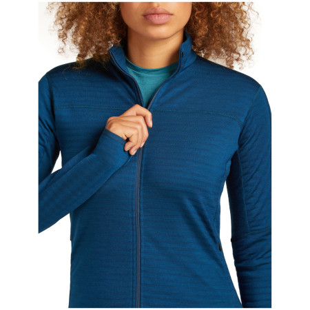 Damen Funktions-Sweatshirt Icebreaker Women Merino Blend 300 RealFleece™ Descender LS Zip