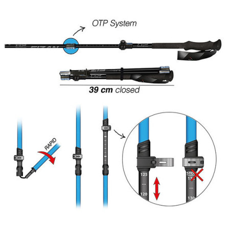 Trekkingstöcke Fizan RFP Touring