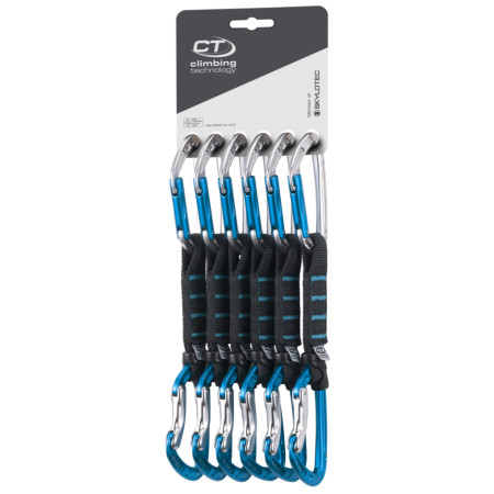 Express-Set Climbing Technology Aerial PRO set 12 cm DY 6 Stk silber/blau silver/anodized