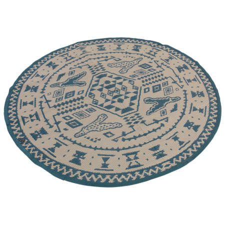 Zeltteppich Easy Camp Bilberry Round Carpet braun/grau